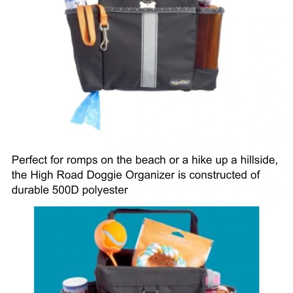 High road car organizer Bag for dogs